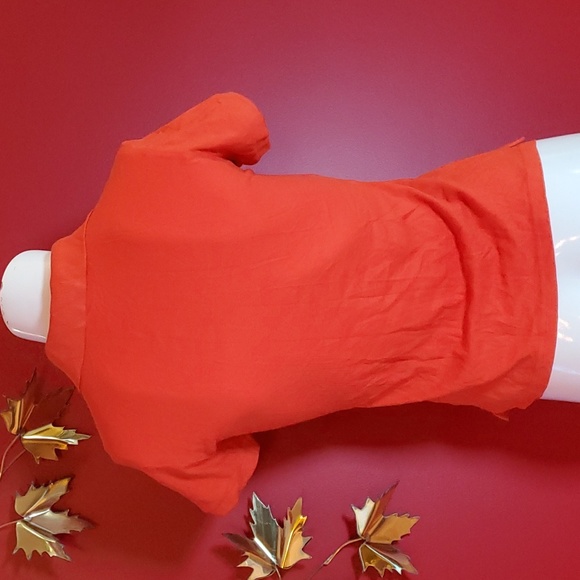 Le Tigre Polo Shirt Short Sleeve Orange Size XS - Picture 5 of 9